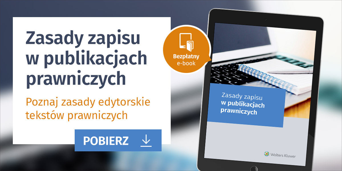 Zasady Zapisu W Publikacjach Prawniczych.